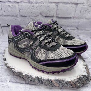Merrell Trail Hace Womens Size 7 Granite Royal Lilac Hiking Shoes Sneakers